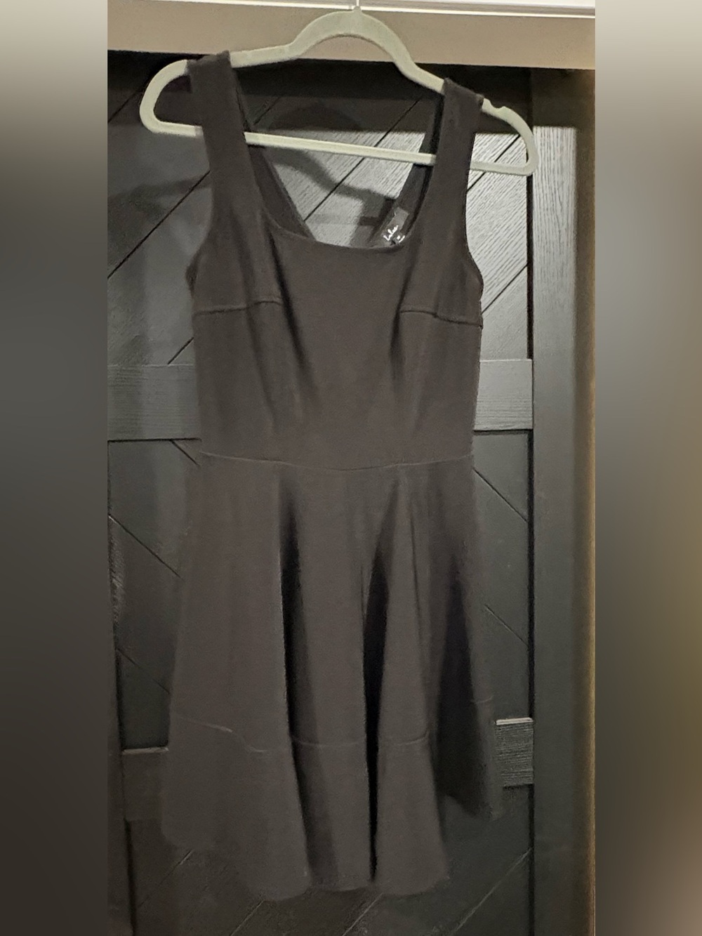 Lulus Black Skater Dress- Size Medium